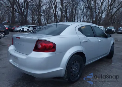 2012 Dodge Avenger Se из США, поврежденный, VIN 1C3CDZAB2CN212464